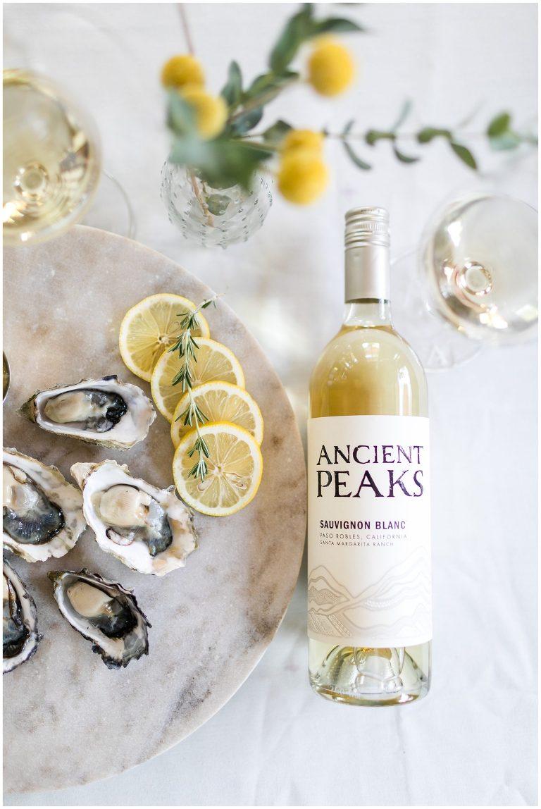 Ancient Peaks Winery food and wine pairings by Elizabeth Hay Photography.