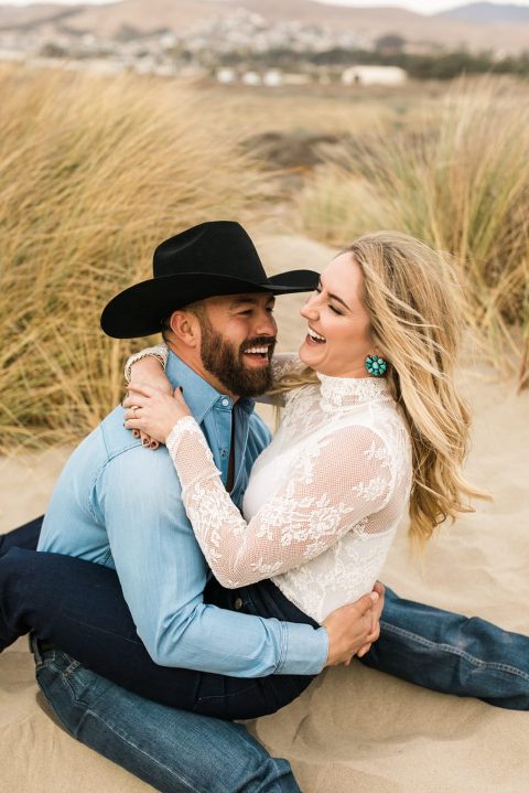 Engagement session in Morro Bay, California by Elizabeth Hay Photography
