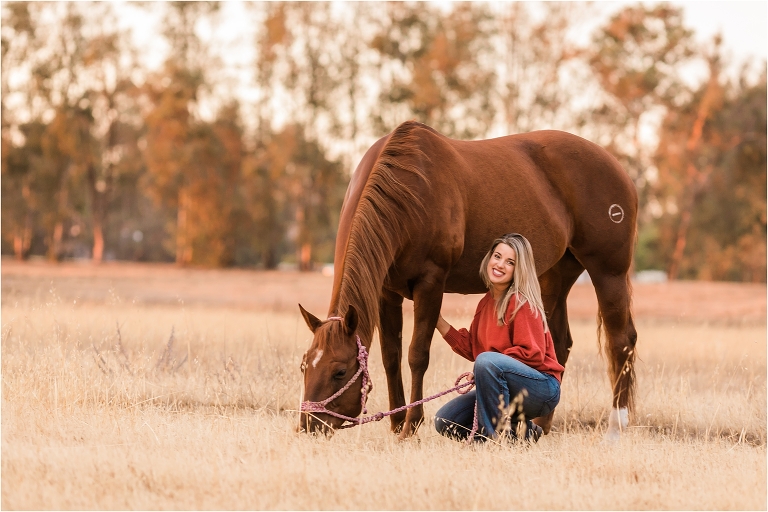 woman standing with AQHA horse by California Equine Photographer Elizabeth Hay Photography