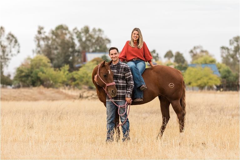 Equine Photography session in Clovis, California with Ashley and her sorrel mare by Elizabeth Hay Photography