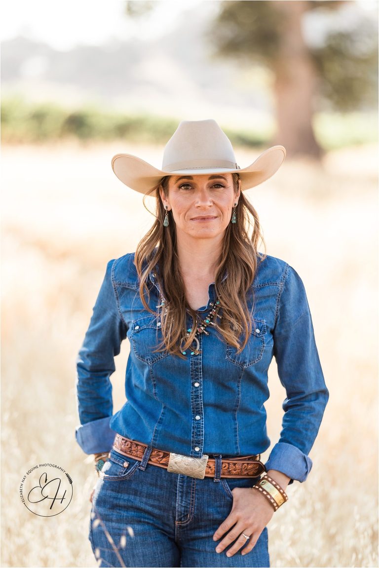 California cowgirl photographed at the 2018 Elizabeth Hay Photography Workshop