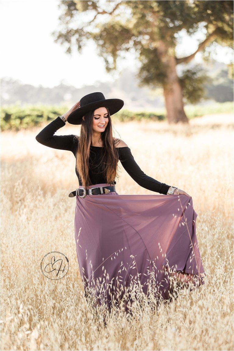 model at the 2018 Elizabeth Hay Photography workshop at Oyster Ridge wedding venue in Santa Margarita, California.