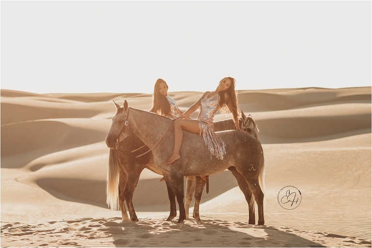 high fashion Equine Photography Workshop with Elizabeth Hay Photography in Pismo Beach California and equestrian models