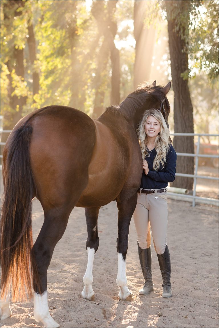 San Luis Equine Photography session in San Luis Obispo, California by Elizabeth Hay Photography with Natalie and Patch