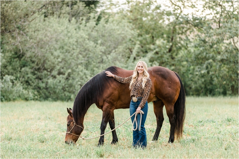 Morro Bay Equine Photography session with American Quarter Horse and girl by California Equine Photographer Elizabeth Hay Photography