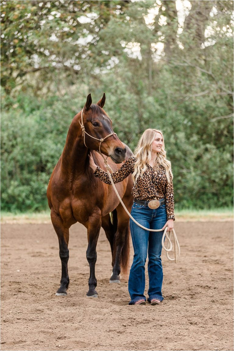 Horse and Rider portrait by California Equine Photographer Elizabeth Hay Photography