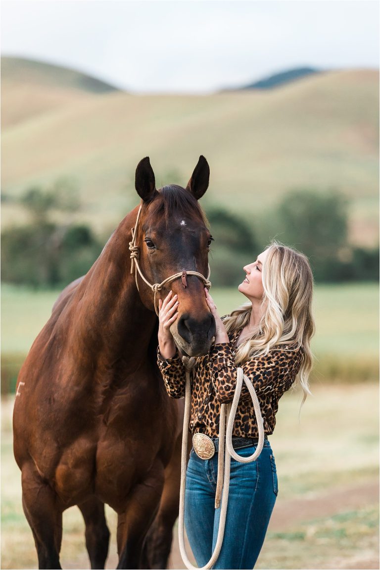 Horse and Rider portrait by Elizabeth Hay Photography at Morro Bay Equine Photography session