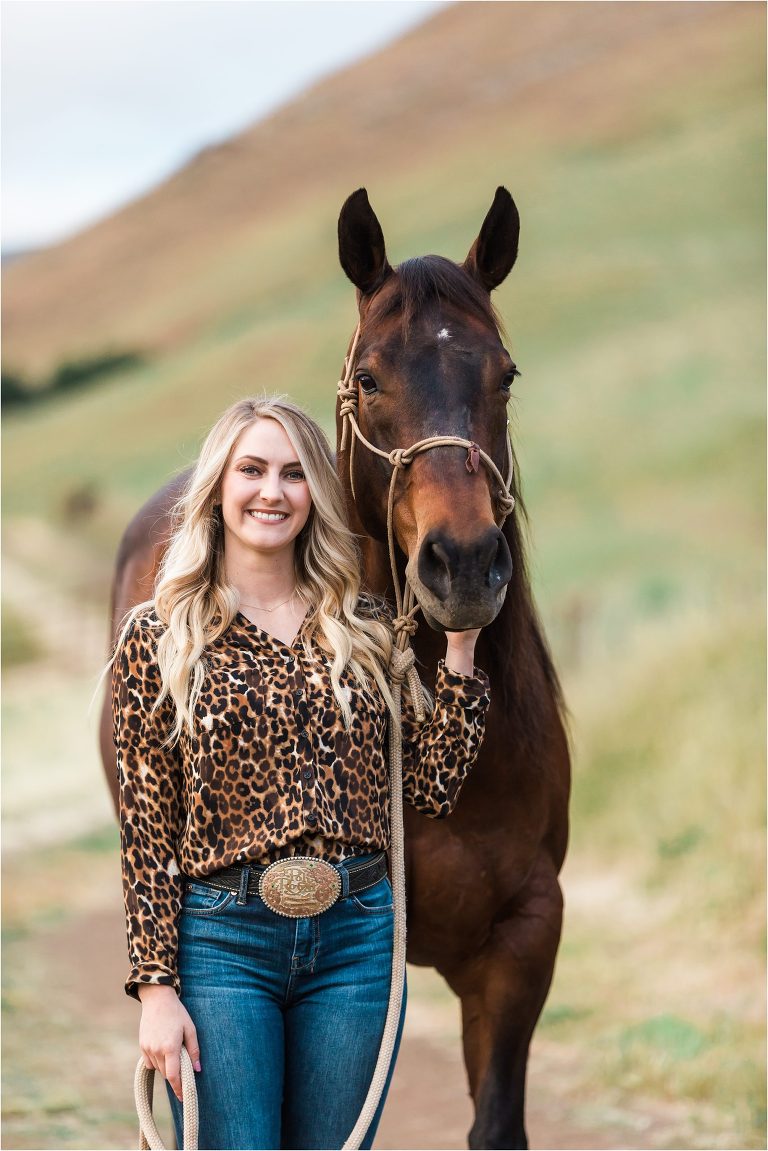 Horse and Rider portrait by California Equine Photographer Elizabeth Hay Photography
