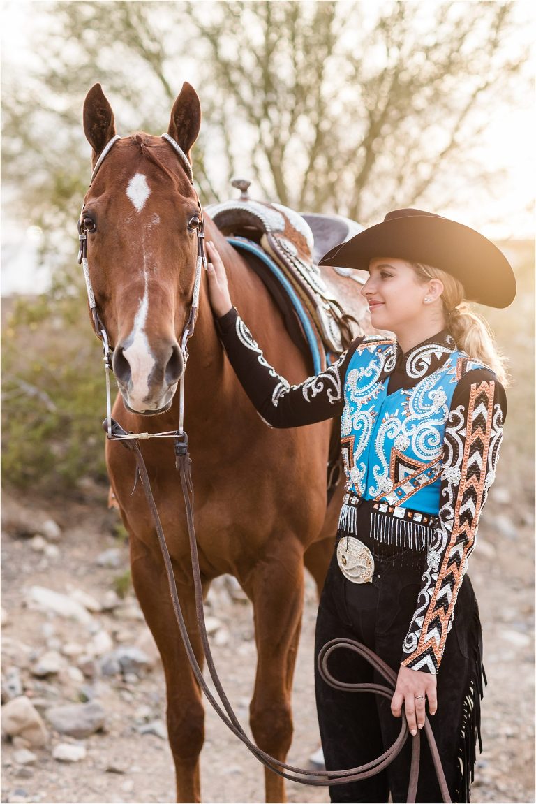 Lindsey James Show Clothing equestrian show attire fro All American Quarter Horse Congress