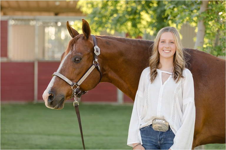 California Equine Photographer Elizabeth Hay Photography image of girl and her sorrel mare. 