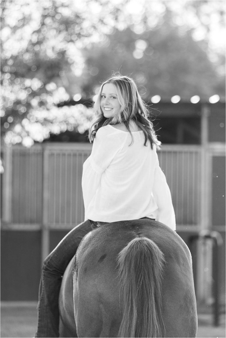 California Equine Photographer Elizabeth Hay Photography image of girl riding her horse. 