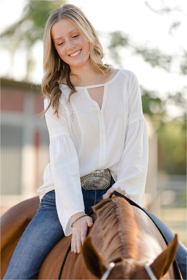 California Equine Photographer Elizabeth Hay Photography image of girl and her mare. 