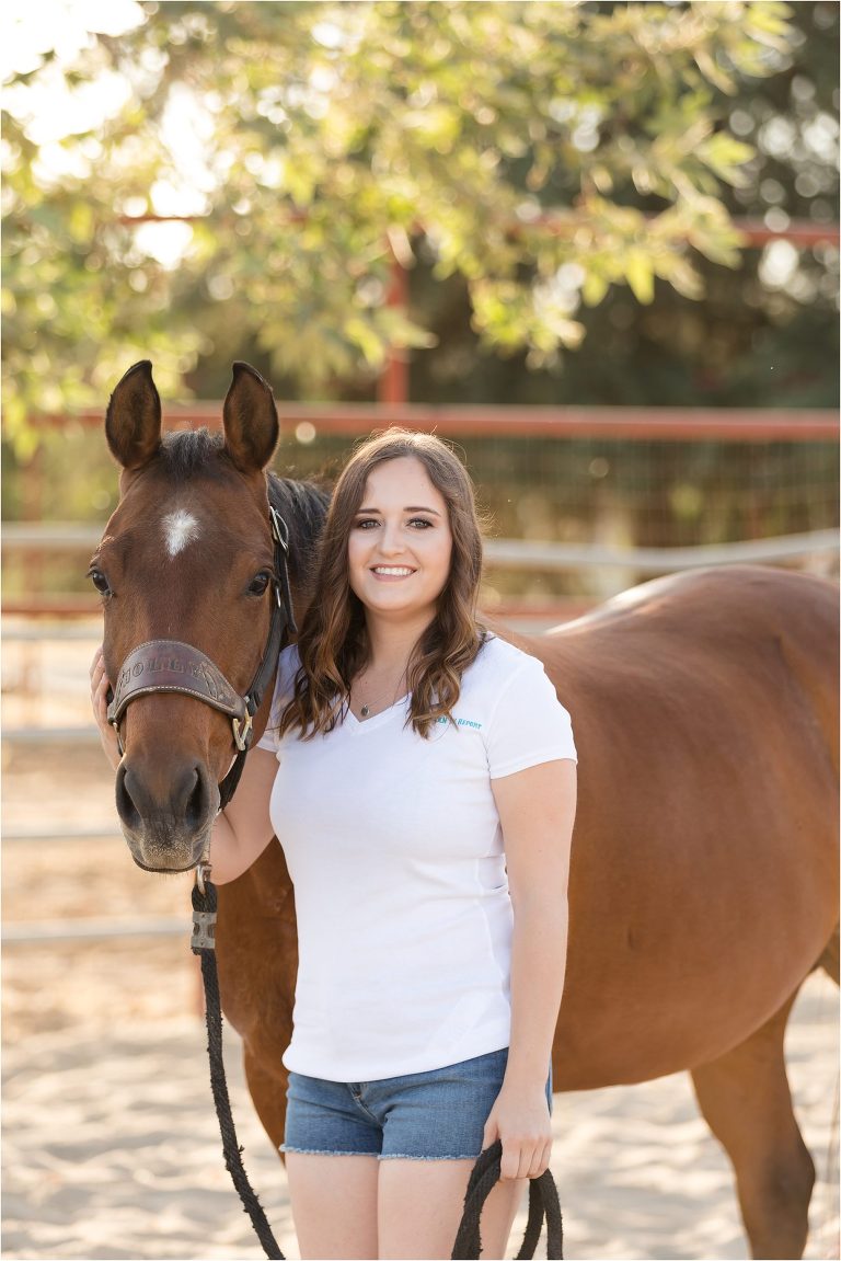 Fresno California Equine Photography Session of girl and her horse by Elizabeth Hay Photography. 
