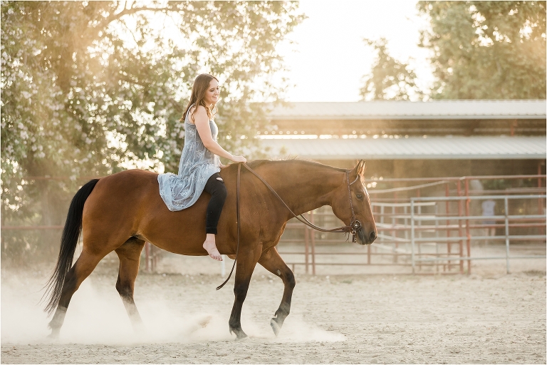 California Equine Photography Session of girl and her horse by Elizabeth Hay Photography. 