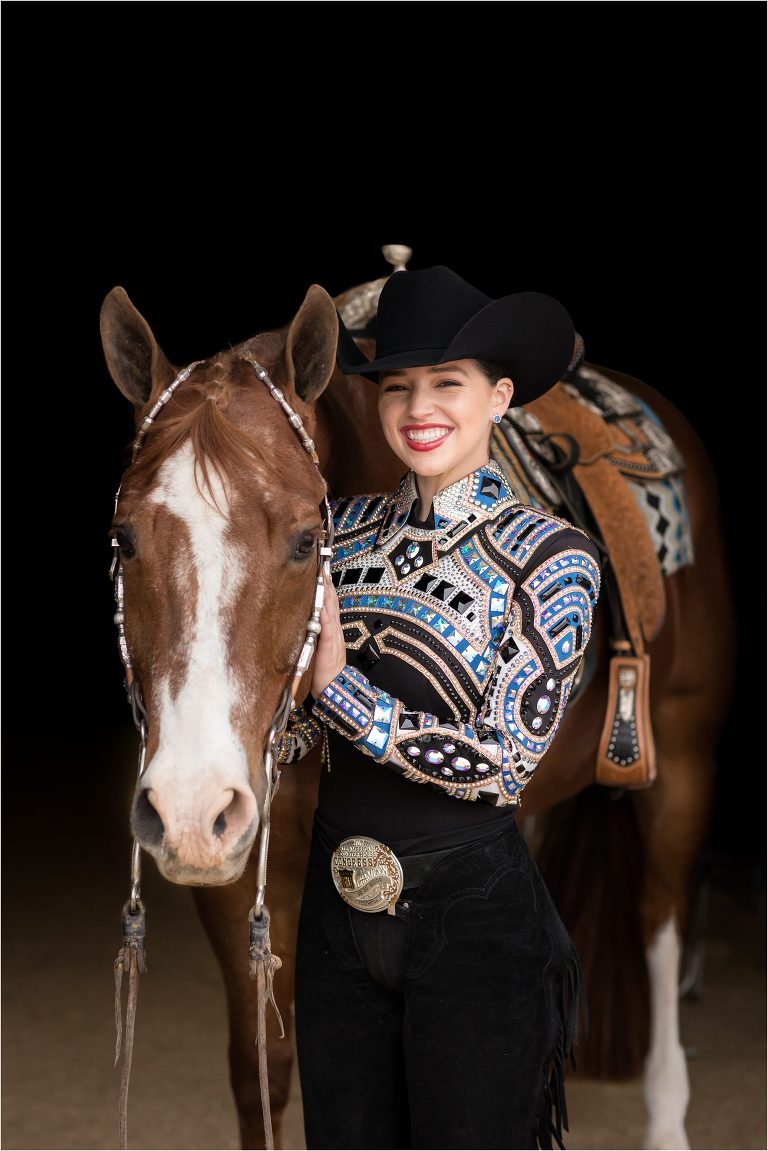 Smiling equestrian rider and horse by California Equine Photographer Elizabeth Hay Photography