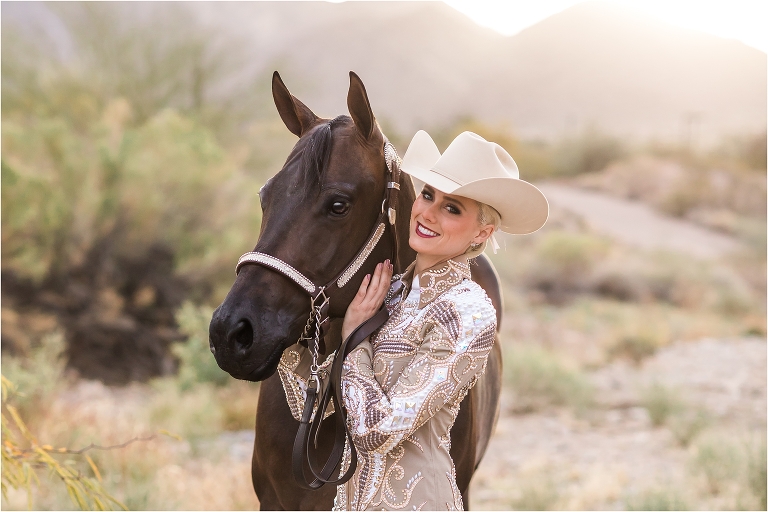 Equestrian hugging her horse by California Equine Photographer Elizabeth Hay Photography. 