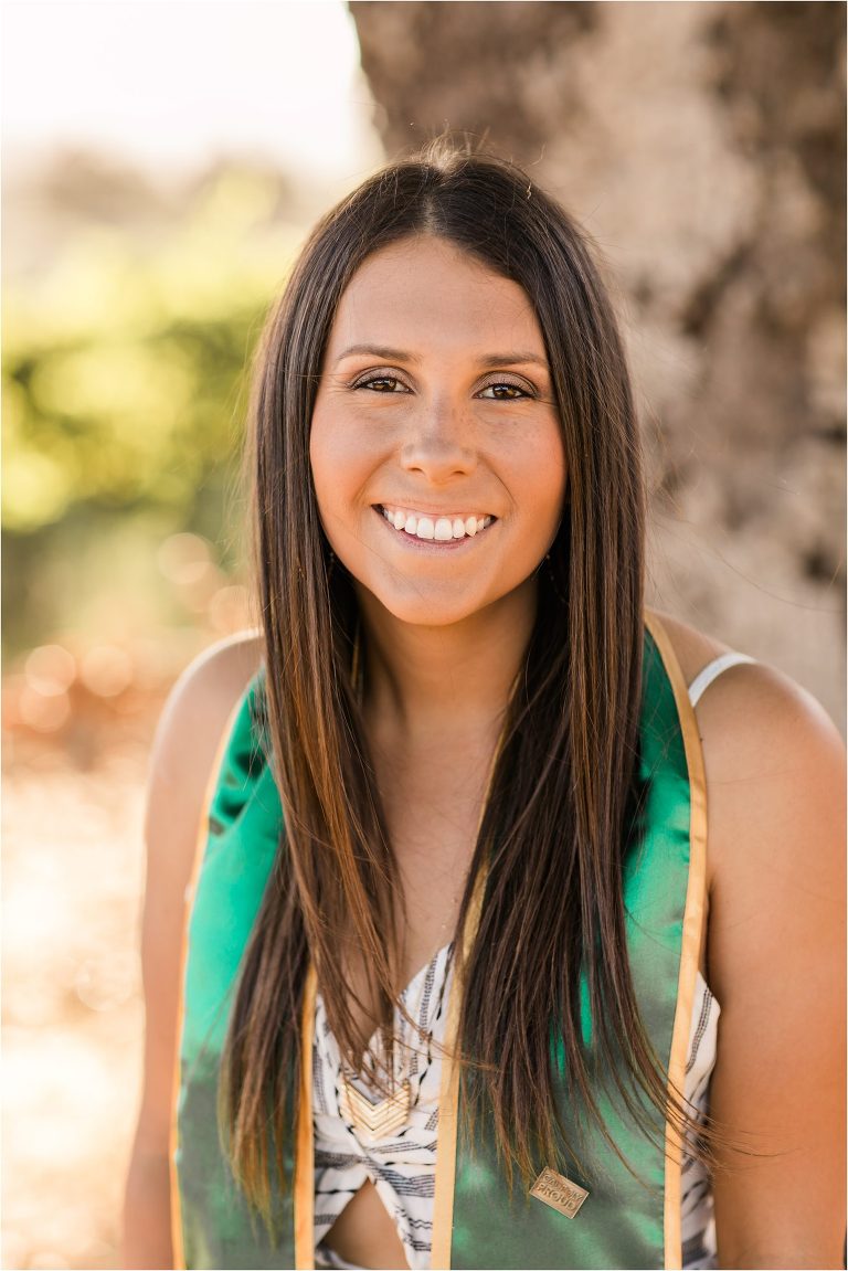 Cal Poly senior photographed by Elizabeth Hay Photography at Oyster Ridge in Santa Margarita, California. 