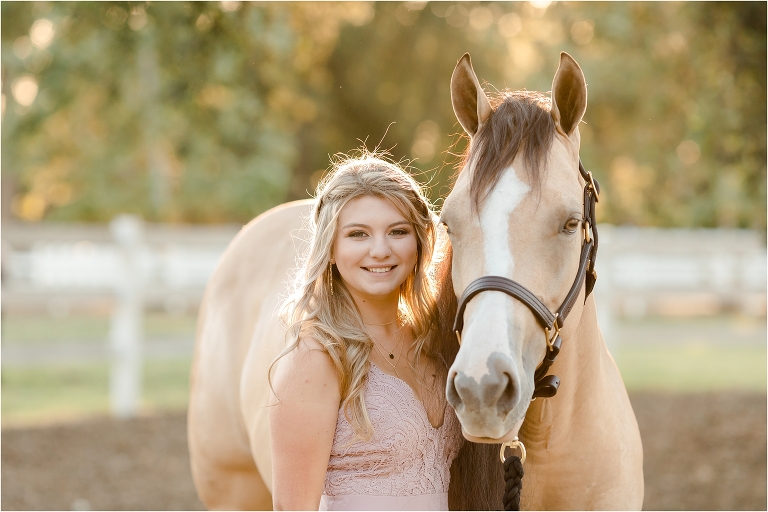 Reining horse rider and her buckskin mare at Booth Ranches in Sanger, Ca by California Equine Photographer Elizabeth Hay Photography