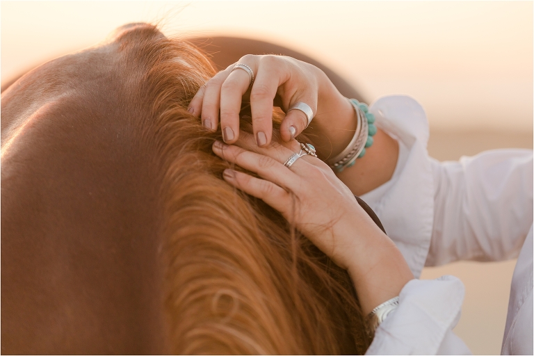 San Luis Obispo Senior photographer session with Cal Poly Student and horse by Elizabeth Hay Photography