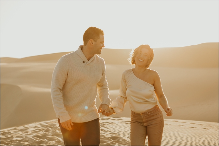 Pismo Beach Dunes couples photography session by Elizabeth Hay Photography