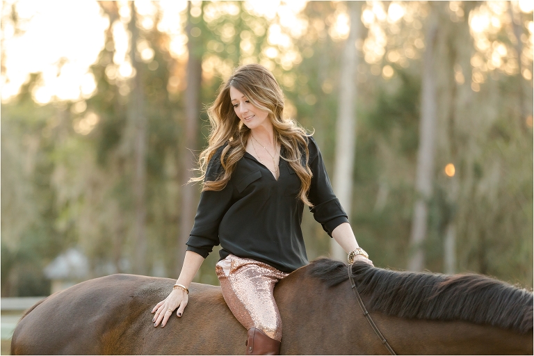 A girl and her horse in Ocala Florida by California Equine Photographer Elizabeth Hay Photography