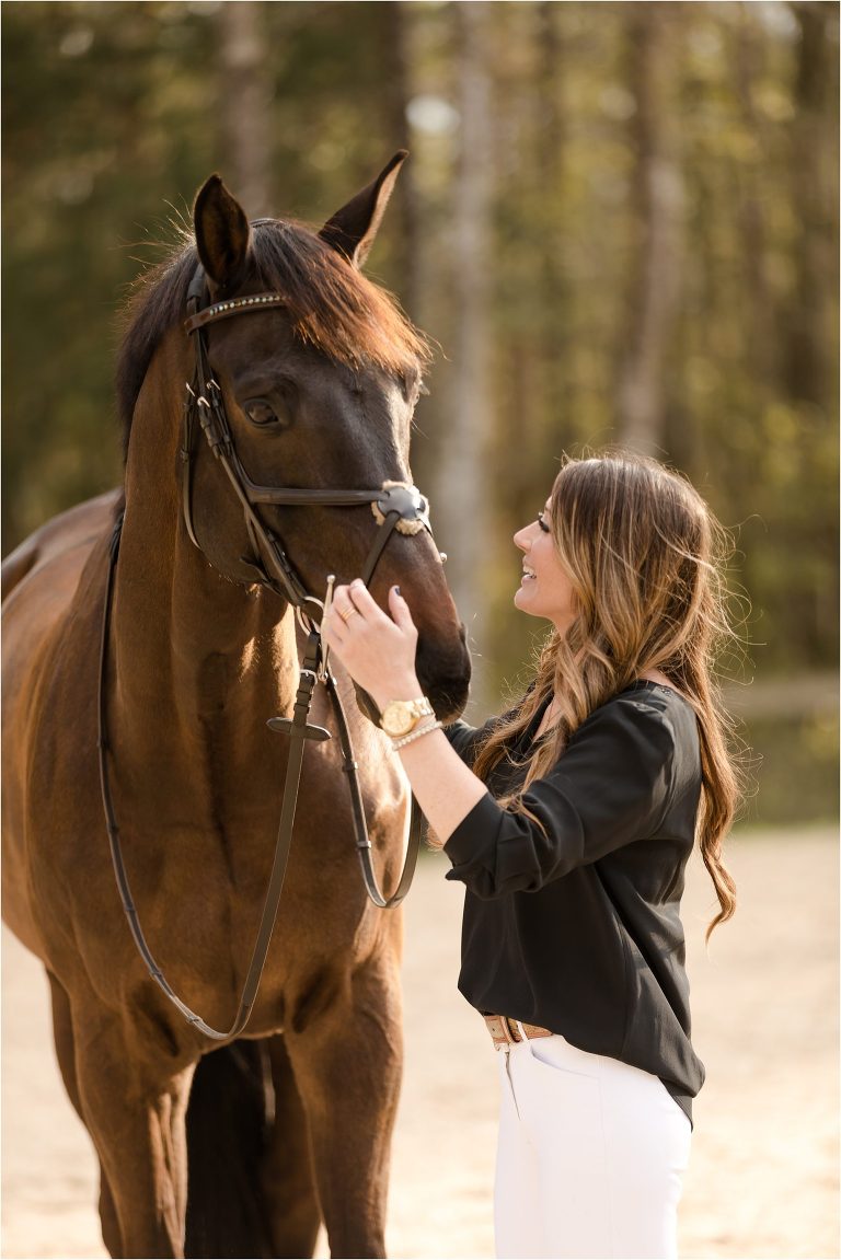 Equestrian Horse and Rider in Ocala Florida by Elizabeth Hay Photography
