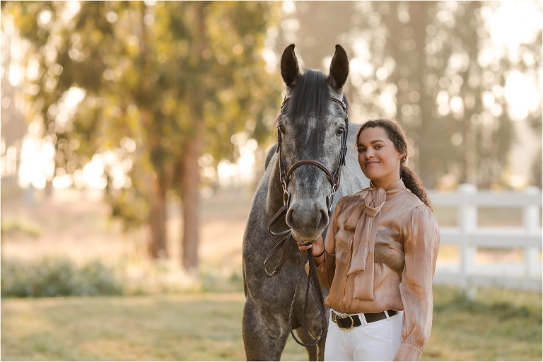 Nipomo Equestrian Photo session with Taylor and her show jumper Yonder by Elizabeth Hay Photography.