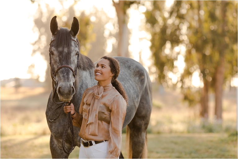 Nipomo Equestrian Photography session with Taylor and her show jumper Yonder by Elizabeth Hay Photography.