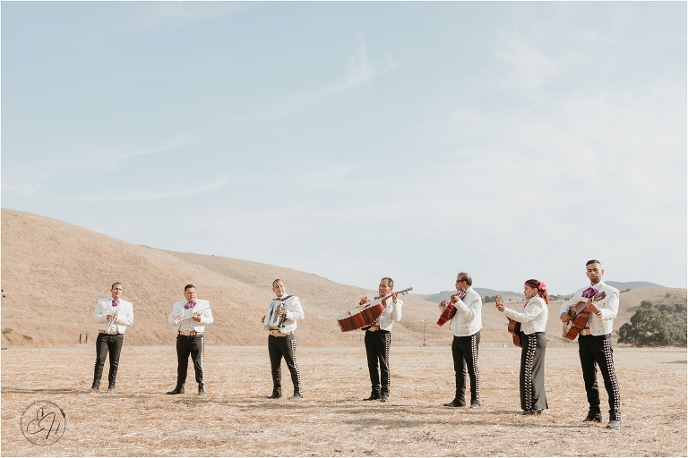 western wedding mariachi band by Elizabeth Hay Photography