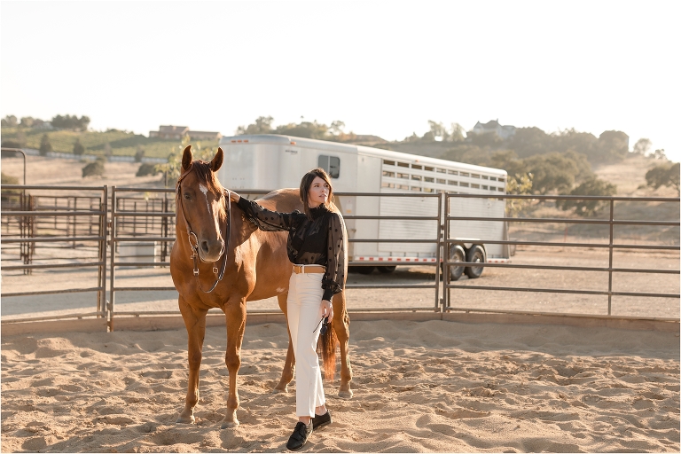 Milton Menasco x Celeris UK bespoke riding boot equestrian fashion shoot by Elizabeth Hay Photography with chestnut horse