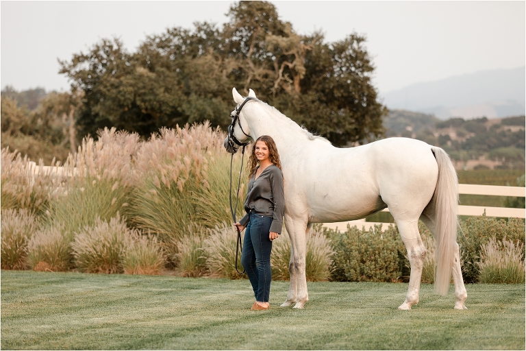 Santa Ynez Equine Photography session with Avery and her horse by California Equine Photographer Elizabeth Hay Photography.