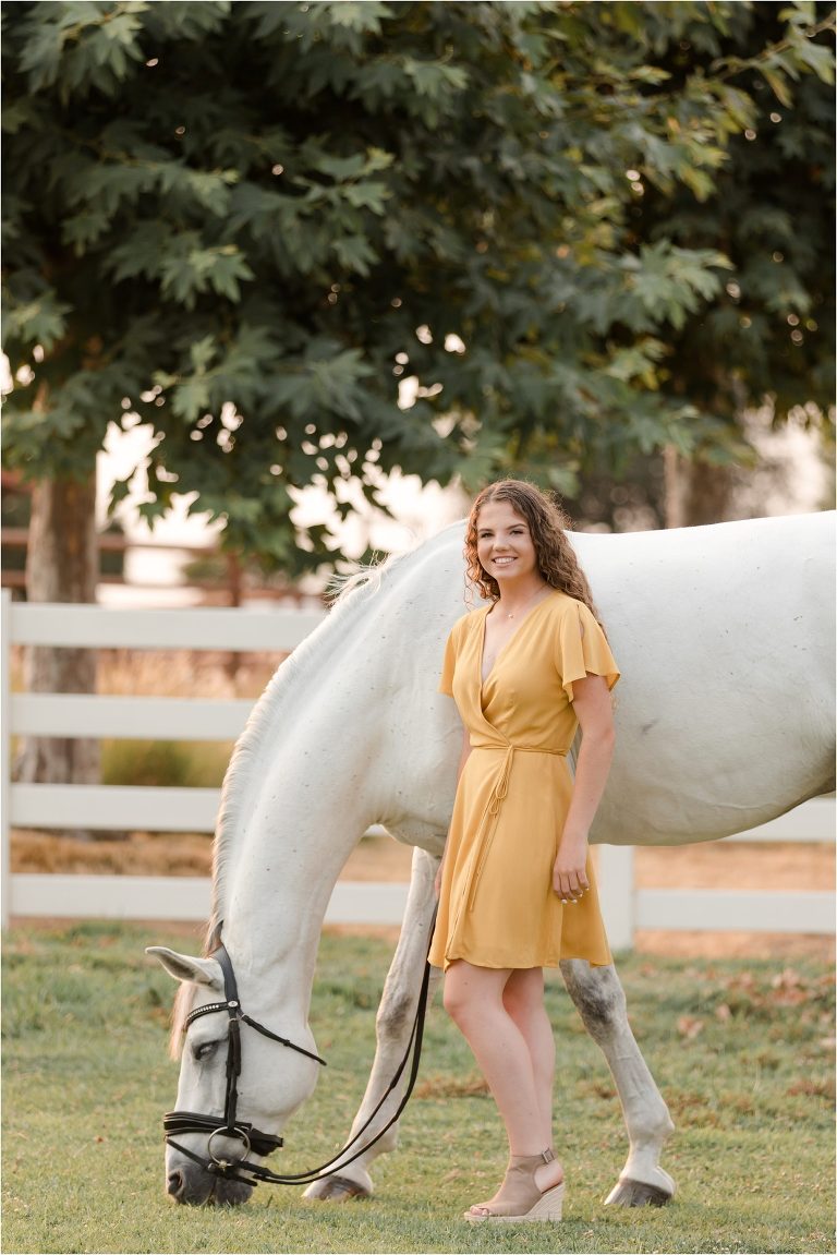 a girl and her grey gelding by California Equine Photographer Elizabeth Hay Photography