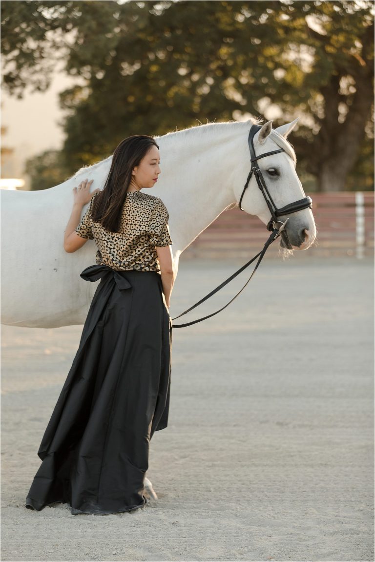 Woodside Equestrian Photo Session with Alice and Teddy at the Horse Park at Woodside by California Equine Photographer, Elizabeth Hay Photography.