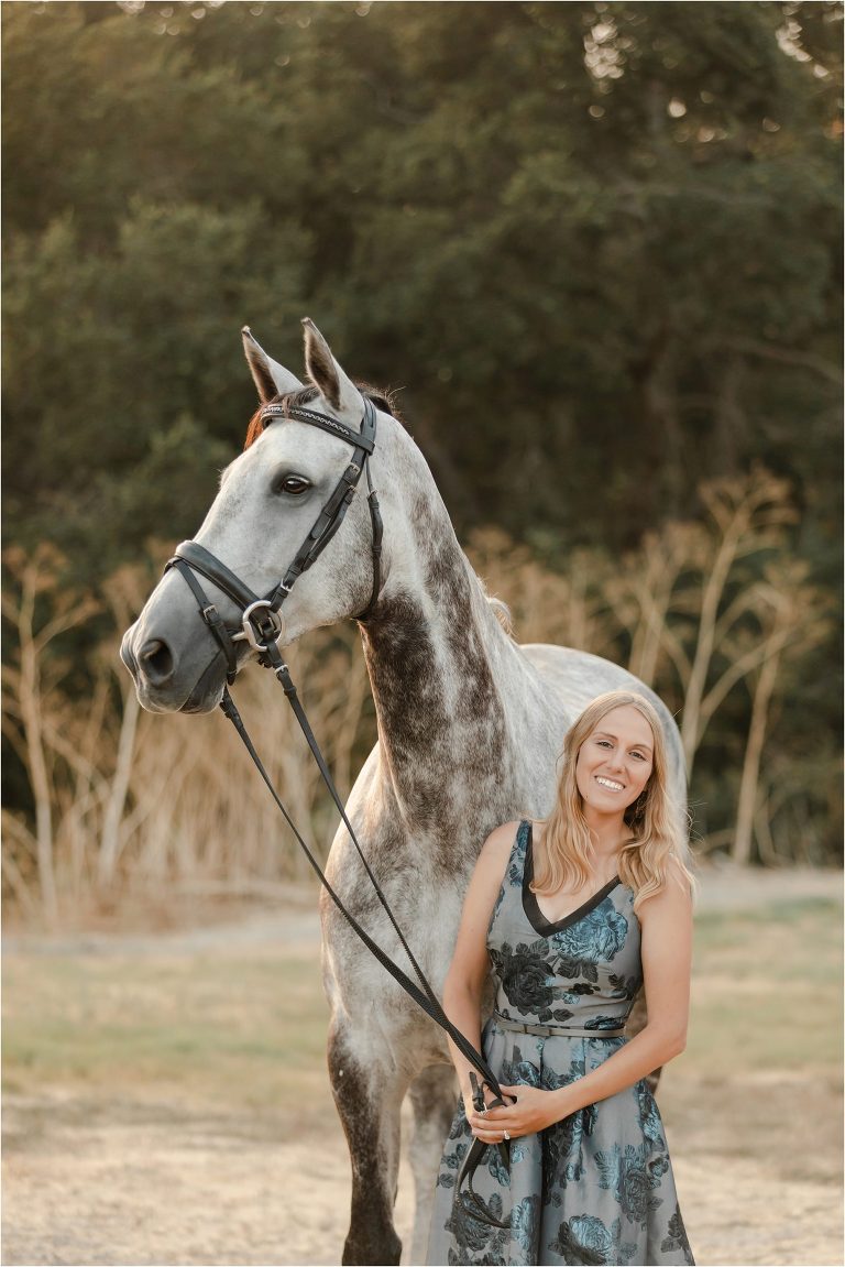 grey eventing horse and rider at the Shiloh West Equestrian Center by California Equine Photographer Elizabeth Hay Photography