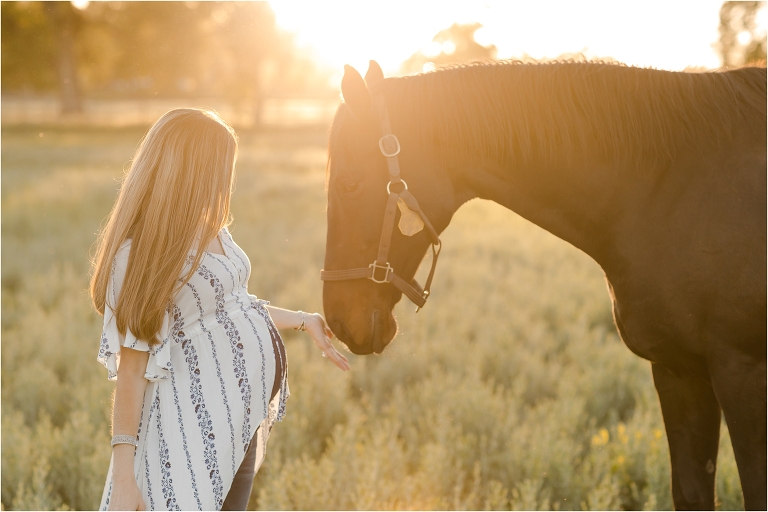 Parkfield Equine Maternity Session with Thoroughbreds by California Equine Photographer Elizabeth Hay Photography