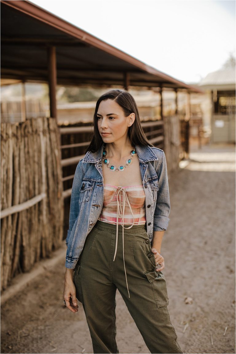 Western Fashion Style Inspo on the ranch with Lindsay Branquinho by Elizabeth Hay Photography