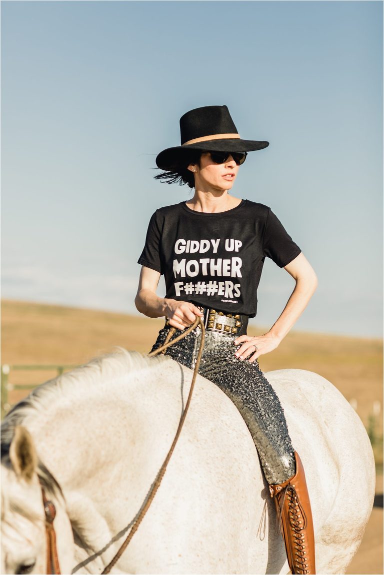 California Equine Photographer Milton Menasco photo shoot in Nipomo California by Elizabeth Hay Photography of woman riding grey horse