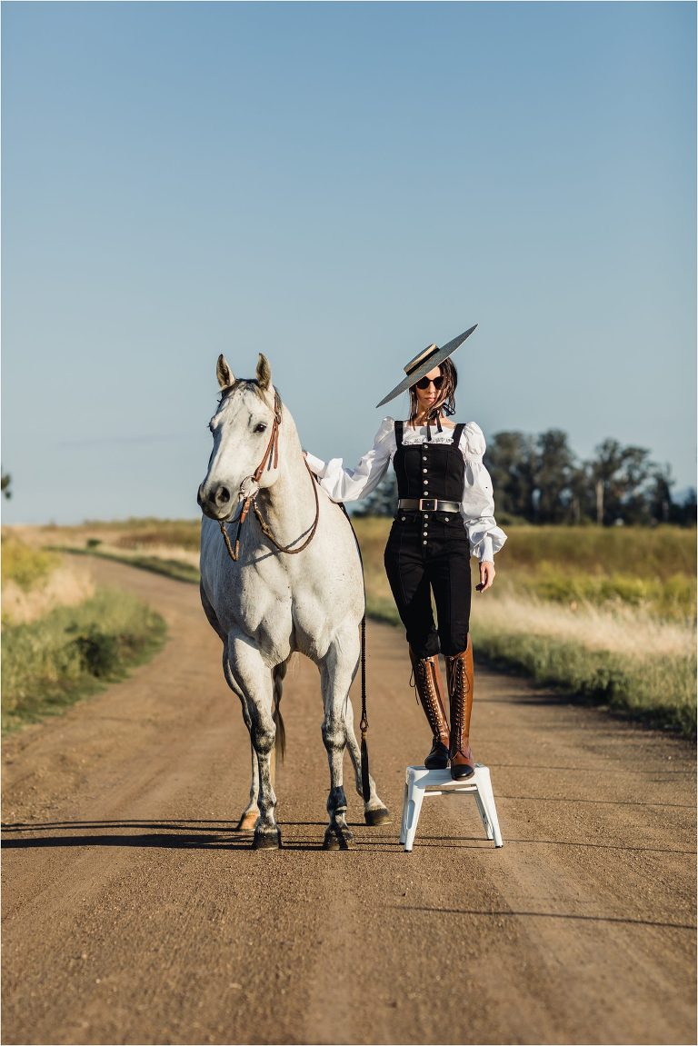 California Equine Photographer photo session of Milton Menasco by Elizabeth Hay Photography