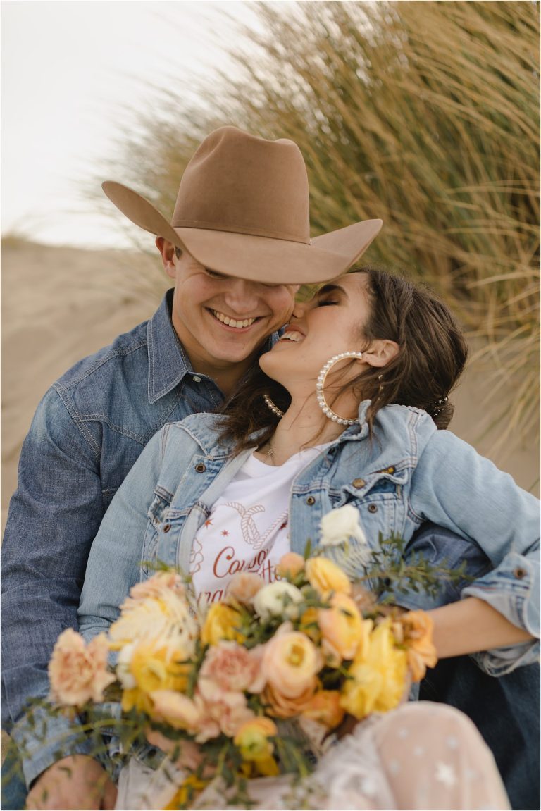western Central Coast Engagement Session with Annie and Clayton at Morro Bay by California Equine Photographer Elizabeth Hay Photography