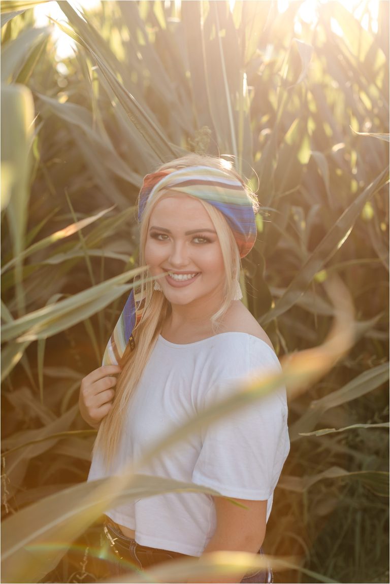 Buck Wild Rags shoot in a corn field by Elizabeth Hay Photography. 