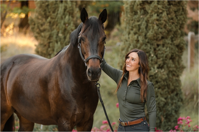 Kasey Perry-Glass and Hutopia at their home in Northern California by California Equine Photographer Elizabeth Hay Photography. horse photography