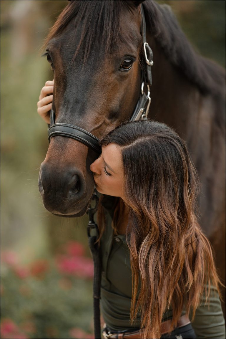 Olympic dressage rider Kasey Perry-Glass and Hutopia at their home in Northern California by California Equine Photographer Elizabeth Hay Photography. horse photography