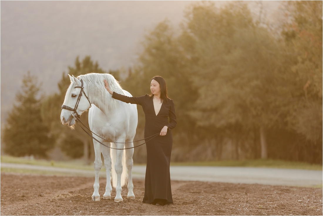 Parkfield Equine Maternity Session - Elizabeth Hay Photography