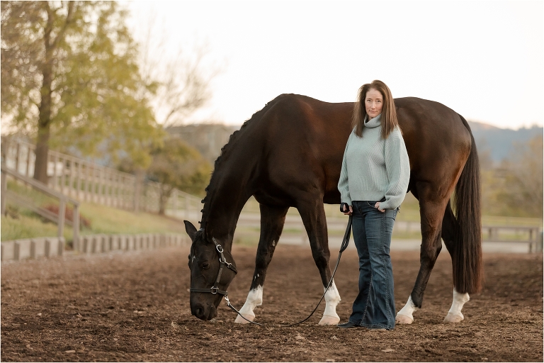Horse Park at Woodside Horse and Rider photo session by California Horse Photographer Elizabeth Hay Photography.