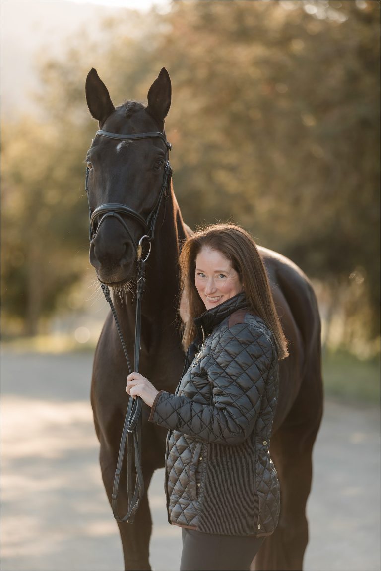 Dressage Horse Photography Session with gelding Sunset and Blake by California Horse Photographer Elizabeth Hay Photography. 