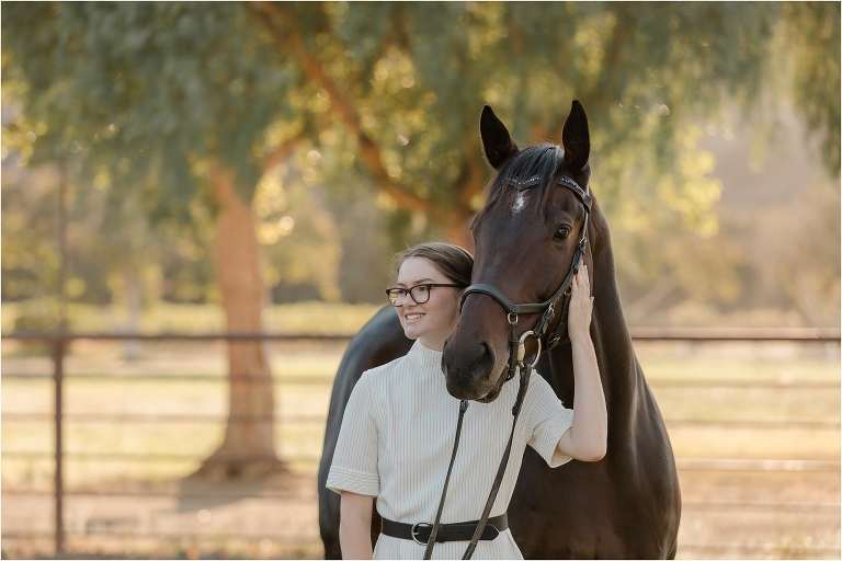 Buellton Horse Photography Session with eventers Kasey and Baloo at Trinity Eventing by California Equine Photographer Elizabeth Hay Photography.