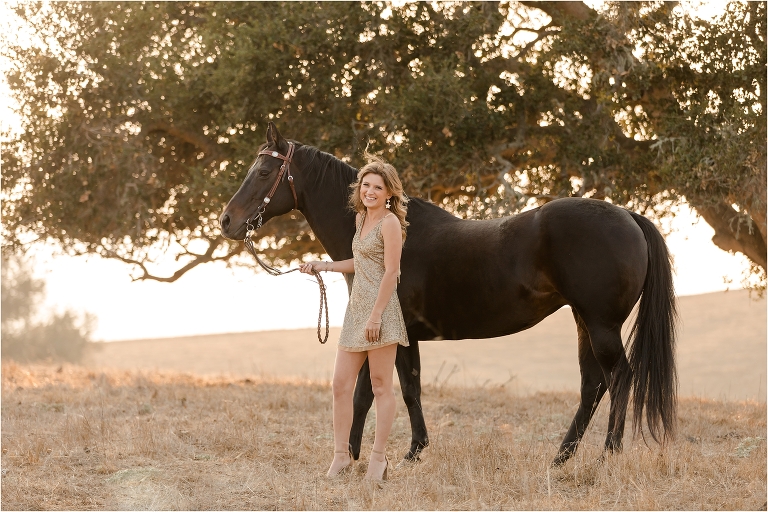 Equine Graduation Photo Session with Mikayla and Cookie by California Equine Photographer Elizabeth Hay Photography.