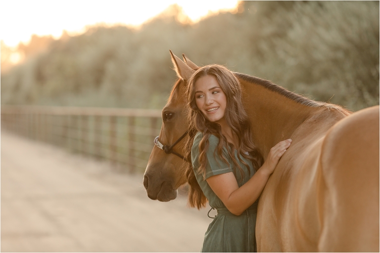 Senior Equine Photography session with California Equine Photographer Elizabeth Hay Photography of Shae and her mare.