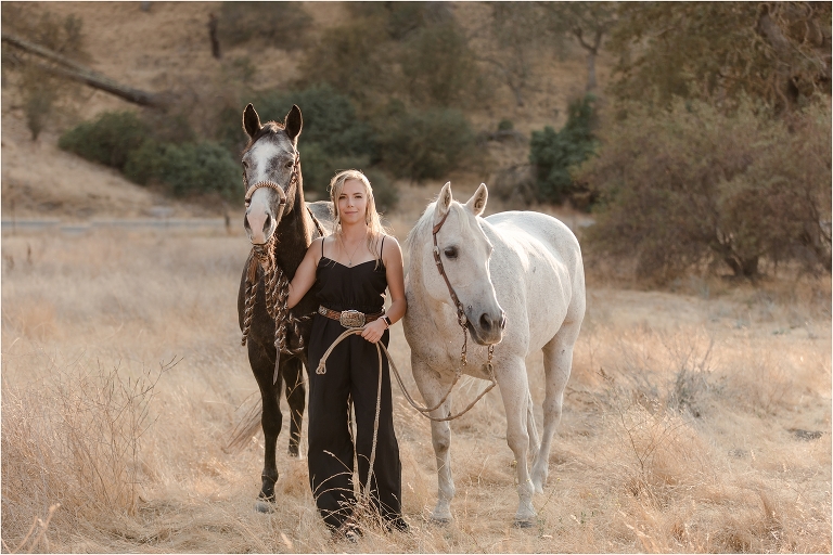 Central Coast Equine Photo session with Shayna and her two horses by California Equine Photographer Elizabeth Hay Photography.