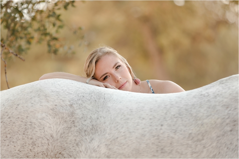 Central Coast Equine Photo session with Shayna and her grey horse by California Equine Photographer Elizabeth Hay Photography.